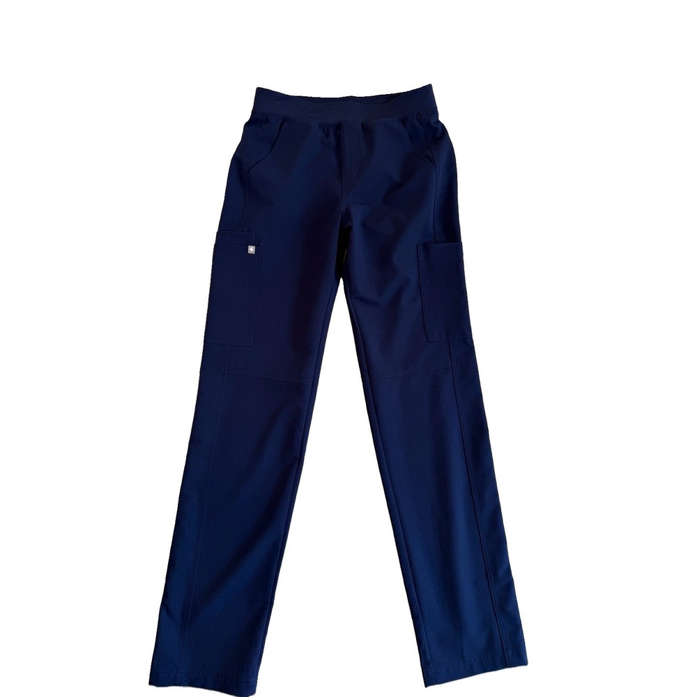 FIGS Axim Scrub Pants Men Small Tall Navy Blue Cargo Technical Collection T2001T